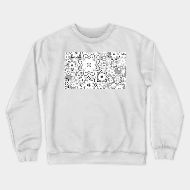 Floral Design 19 Crewneck Sweatshirt by B&K